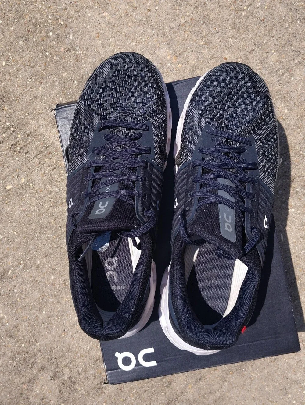 On Cloudswift Wo 9.5/M 8 Black Rock CloudTec Running Shoes